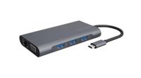 ib-dk4040-cpd ICY BOX Dual Monitor 3840X2160 USB-C Docking Station with HDMI, VGA - 3 x USB ports, USB C