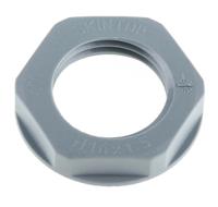 53119010 Lapp Grey Flame Retardant Fibreglass PA Cable Gland Locknut, M16 Thread, IP68
