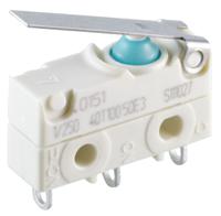 010455102-00 Marquardt Lever Micro Switch, Solder Terminal, 6 A @ 250 V ac, SP-CO, IP67