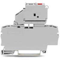 2002-16111000-542 WAGO 2002-1611/1000-542 TOPJOB S Series Grey, 2.5mm², 1-Level, Push In Termination, Fused, ATEX, CSA, IECEx