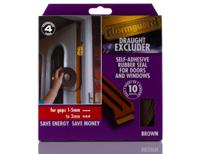 444-2543 RS PRO Brown EPDM  Edging Strip, 10m