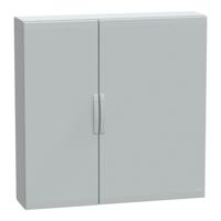 nsypla12123g Schneider Electric PanelSeT Series Double-Door-Door Floor Standing Enclosure, IP65, 1250 x 1250 x 320mm