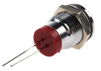 211-954 RS PRO Red Panel Mount Indicator, 2V dc, 12mm Mounting Hole Size