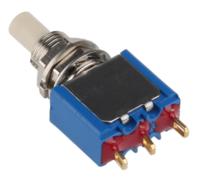 18535cd APEM Miniature Push Button Switch, Momentary, Panel Mount, 6.5mm Cutout, SPDT, 30V dc