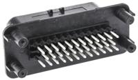 1-776230-1 TE Connectivity, AMPSEAL Automotive Connector Plug Black Panel Mount 35 Way, Solder Termination