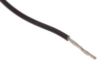 885-0847 RS PRO Black Hook Up Wire, 24 AWG, 19/0.12 mm, 100m, ETFE Insulation