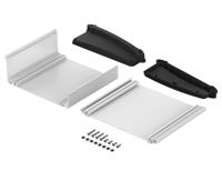 92865150hmt1-atph-1865-0150 Bopla Alu-Topline Series Black Aluminium Desktop Enclosure, Sloped Front, 150 x 181.2 x 68.2mm