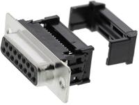 642-4890 RS PRO 15 Way Cable Mount D-sub Connector Socket, 1.27mm Pitch