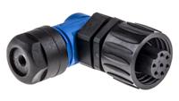c01610f00600010 Amphenol Industrial Circular Connector, 6 Contacts, Cable, Standard Connector, Plug, Female, IP67, Ecomate M Series