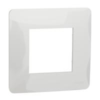 nu200218 Schneider Electric White 1 Gang Cover Plate Thermoplastic Cover Plate