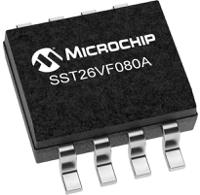 sst26vf080a-104isn Microchip 8Mbit SPI, SQI Flash Memory 8-Pin SOIC, SST26VF080A-104I/SN