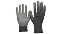 6205-7 NITRAS SAFETY Grey Nylon Nylon Glove, Size 7, Polyurethane Coating
