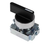 205-2368 RS PRO 2 Position Selector Switch Head, 22mm Cutout, Black Handle