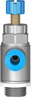 grla-14-qs-8-d Festo GRLA Series Tube Exhaust Valve, 8mm Tube Inlet Port x G 1/4 Male Outlet Port, 193147