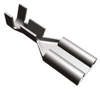 5-160506-2 TE Connectivity FASTON .250 Uninsulated Female Spade Connector, Receptacle, 6.35 x 0.81mm Tab Size, 0.5mm² to 1.5mm²