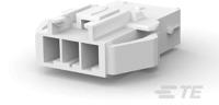 177907-1 TE Connectivity, Power Double Lock Female Connector Housing, 3.96mm Pitch, 3 Way, 1 Row