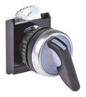 l21kv30 BACO BACO Series 2 Position Selector Switch Head, 22mm Cutout, Black Handle