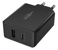 1001-0095 Ansmann 45W USB Adapter AC/DC Adapter 5 → 20 V dc Output, 2.4 → 3A Output