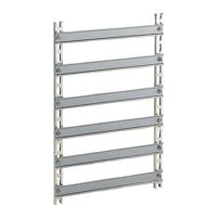 nsymd43 Schneider Electric PanelSeT Series DIN Rail Chassis, 400mm H, 300mm W, 30mm L For Use With S3D, S3X, Spacial CRN,