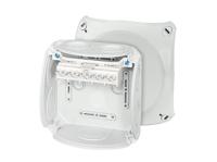 dk-0606-g HENSEL DK Series Grey Polypropylene Terminal Box, IP66, 5 Terminals, 77 x 130 x 130mm