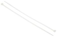 178-513 RS PRO Cable Tie, 380mm x 7.6 mm, Natural Nylon, Pk-100