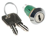 irl-5-m-d-2-rs Lorlin Key Switch, DPDT, 1 A @ 24 V dc 2-Way Random-Key