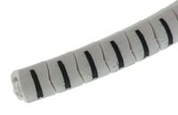 901-10421 HellermannTyton Helagrip Slide On Cable Markers, Black on White, Pre-printed "I", 2 → 5mm Cable,