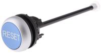254834-m22-dz-b-gb14 Eaton RMQ Titan M22 Series Blue Push Lock Push Button Head, 22mm Cutout, IP67
