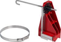121541 Brady Red 1-Lock Metal Ball Valve Lockout, 7.14mm Shackle, 101.6mm Attachment