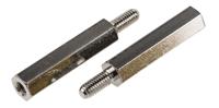 htsb-m4-30-7-2 Essentra Standoff, M4 Thread, 30mm Body, Brass, Male/Female