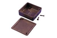 1551rbk Hammond 1551 Series Black ABS Enclosure, IP54, Black Lid, 50 x 50 x 20mm