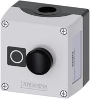 3su1801-0ae00-2ab1 Siemens Push Button Control Station - SPST, Plastic, 1 Cutouts, Black, O, IP66, IP67, IP69