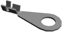 42508-2 TE Connectivity Uninsulated Ring Terminal, M4 Stud Size, 0.2mm² to 0.6mm² Wire Size