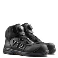 v2520 V12 Footwear Valiant IGS Black Fibreglass Toe Capped Men's Safety Boots, UK 10.5, EU 45