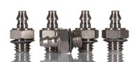 m-5au-4 SMC M Series Straight Threaded Adaptor, M5 Male to Push In 4 mm, Threaded-to-Tube Connection Style