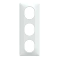 s320726 Schneider Electric White, 3 Gang, Ovalis C Series