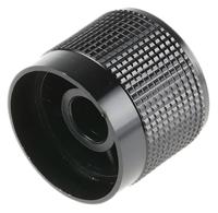 777-7319 RS PRO 20mm Black Potentiometer Knob for 6mm Shaft Splined