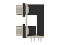 2454917-3 TE Connectivity 2454917 9 Way Vertical Board Mount D-sub Connector Plug, 19.05mm Pitch