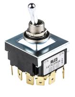 a4tn15w04 TE Connectivity Toggle Switch, Panel Mount, On-On, 4PDT, Tab Terminal