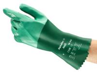 8352090 Ansell AlphaTec Green Neoprene Work Gloves, Size 9, Neoprene Coating