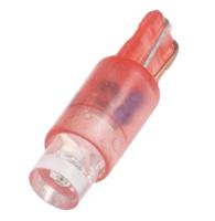 209-355 RS PRO Red LED Indicator Lamp, 24V ac/dc, Wedge Base, 5.75mm Diameter, 90mcd