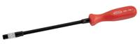 266-fm1 SAM 1/4 in Hexagon Ratchet Screwdriver, 295 mm length Chrome