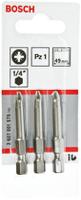2607001575 Bosch Pozidriv Screwdriver Bit, PZ1 Tip