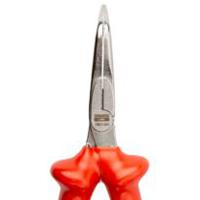 2427v-200 Bahco Long Nose Pliers, 200 mm Overall, Straight Tip, 70mm Jaw