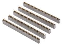 w34425g Winslow Straight Through Hole Mount PCB Socket, 25-Contact, 1-Row, 2.54mm Pitch, Solder Termination