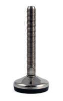 224-5825 RS PRO M16 60mm Dia. Rubber Adjustable Foot, 700kg Static Load Capacity 10° Tilt Angle