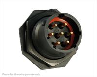 uts7147pscr Souriau Sunbank by Eaton Circular Connector, 7 Contacts, Panel, Standard Connector, Plug, Male, IP68, IP69K, UTS Series