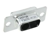 f2w2sc-k121-1727040042 FCT from Molex 172704 2 Way Panel Mount D-sub Connector Socket, 6.86mm Pitch, with 4-40 Screw Locks
