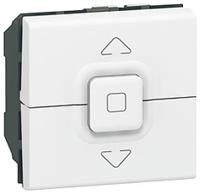0-770-26 Legrand White Roller Shutter Switch,6A, Mosaic Series