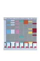 2911080 Nobo Weekly Slotted Wall Planner, 480 x 480mm